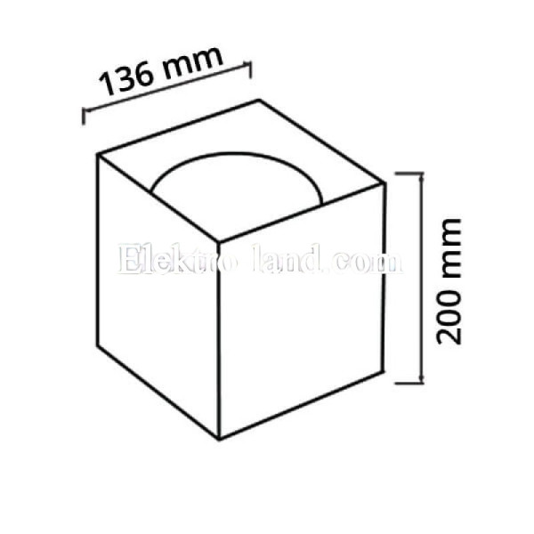 Накладной светильник LED 10W HOROZ SANDRA-SQ10/XL 4200K квадрат